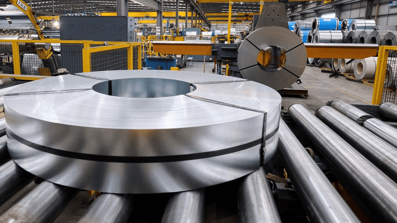 High Capacity Galvanized GI Steel Coil Slitting Plant Taloja Mumbai