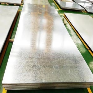 Premium Galvanized Plain GP Steel Sheets Stockyard Taloja