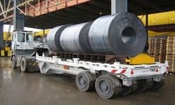 Hot Rolled HR Steel Coils processing station Mumbai